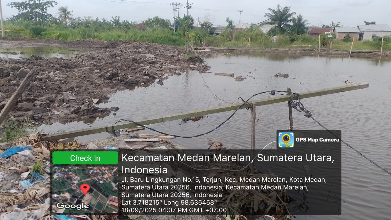 Susanto Laporkan Pengerusakan dan Penyerobotan Tanahnya Seluas 4,5 H di Medan Marelan, Lurah Terjun Hadir Saksikan